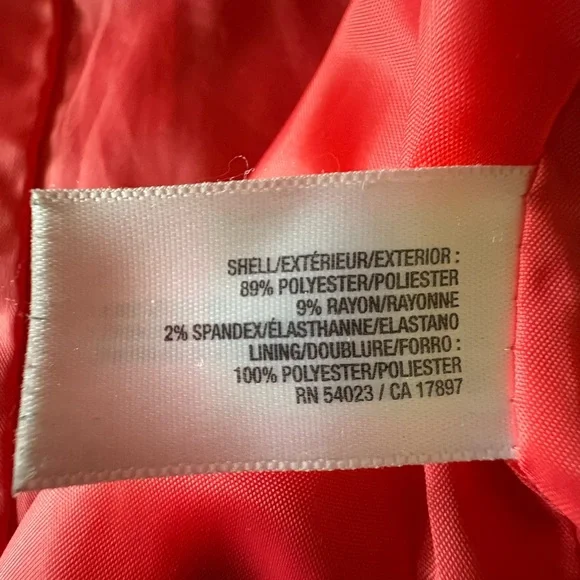 Old Navy Vibrant Red Toggle Coat - Picture 6 of 6